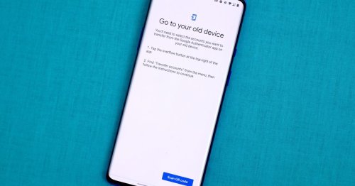 New phone? Remember to transfer your Google Authenticator accounts