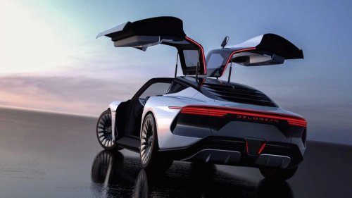 DeLorean Alpha5 Is a 4-Seat Gullwing EV for the Future