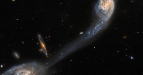 NASA's Hubble Captures Breathtaking Image of Intergalactic Bridge