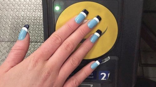 ​Fingernails with embedded chip make for an easier commute