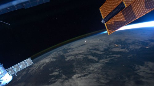 The best view of the Perseid meteor shower is from space