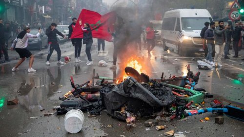 Coupe du monde 2022 : affrontements et dégâts à Bruxelles après la victoire du Maroc sur la Belgique