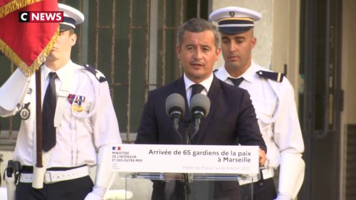 Gérald Darmanin à Marseille : «Il faut encore 100 policiers pour atteindre les 300 annoncés par le président»