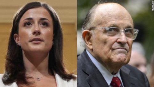 Former Trump aide Cassidy Hutchinson claims Rudy Giuliani groped her on day of attack on Capitol