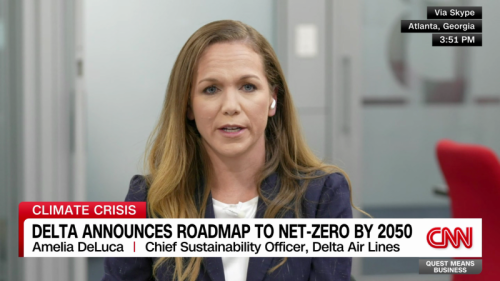 Delta Airlines announces roadmap to net-zero by 2050