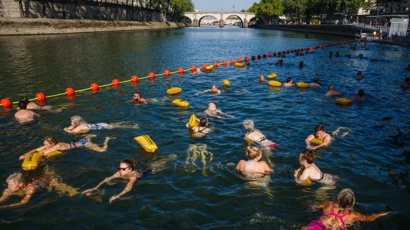 The Seine used to be a toxic mess. Now it’s the hottest new swim spot in Paris