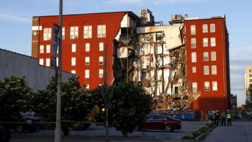 An Iowa apartment building that partially collapsed faces demolition after 8 people were rescued