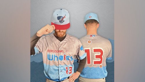 This baseball team chose an exploding whale as its new identity