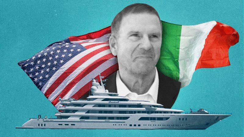 Trump’s ambassador to Italy is cruising the Med on a $450M yacht