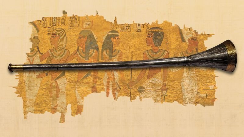 The Egyptian trumpets that lay silent for over 3,000 years