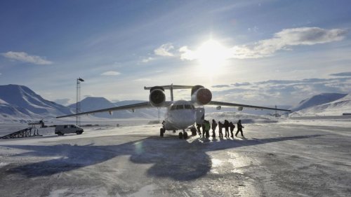 It’s the world’s northernmost airport. And its runway is melting