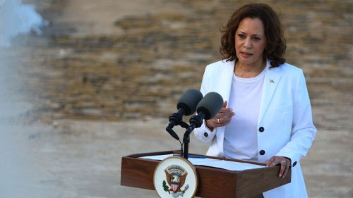 Harris faces painful Black history in emotional slave outpost visit