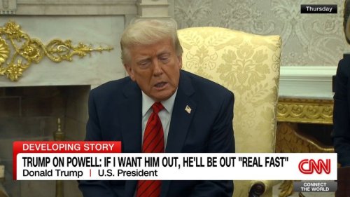 Trump says fed should be cutting rates, lashes out at Powell
