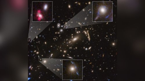 Hubble images reveal new aspect of mysterious dark matter in the universe