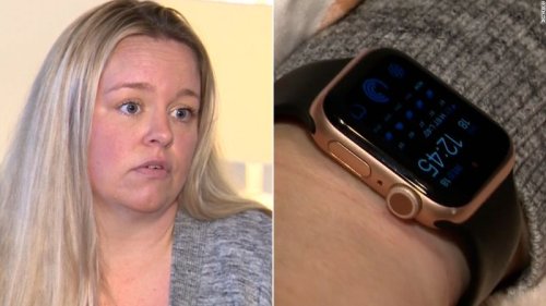 She thought she had a stomach bug. Her Apple Watch alerted her it was more
