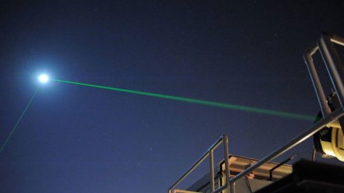The reason we’re shooting laser beams between Earth and the moon
