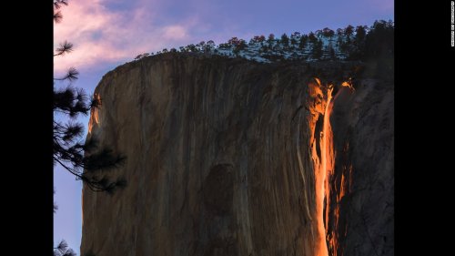 'Firefall' mesmerizing at Yosemite National Park in California