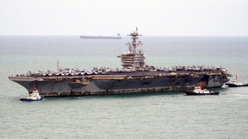 Rusty state of USS Abraham Lincoln after marathon deployment shocks observers