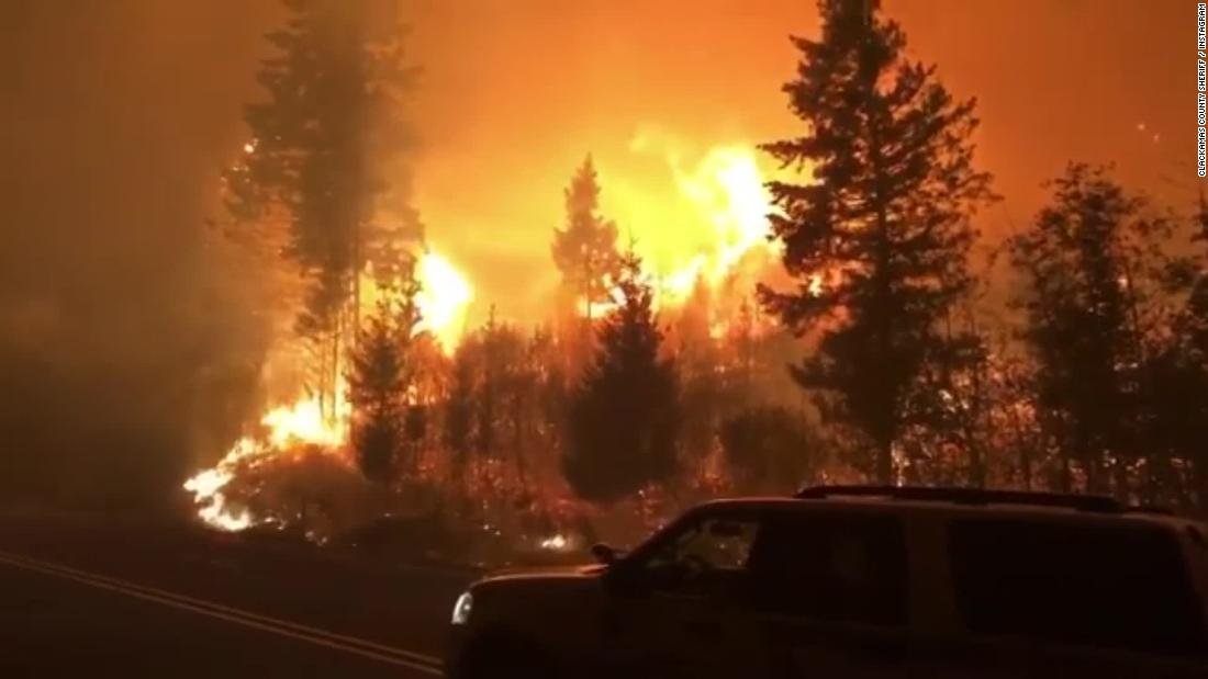 QAnon fans spread fake claims about real fires in Oregon