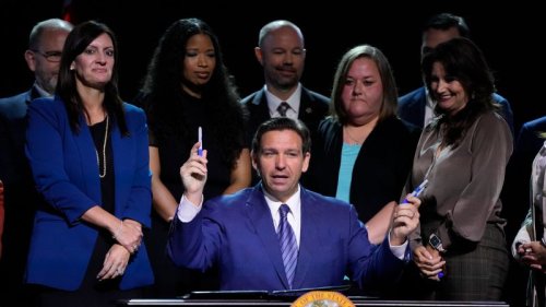 DeSantis signs into law restrictions on trans Floridians’ access to treatments and bathrooms