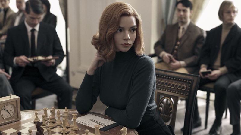 "The Queen's Gambit" doesn't make all the right moves, but Anya Taylor-Joy does