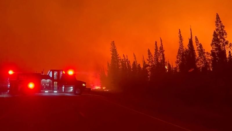 The entire capital city of Canada’s Northwest Territories has been ordered to evacuate as hundreds of wildfires scorch the region, officials say