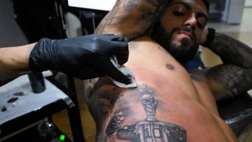 Argentine tattooists swamped by demand for Messi tributes