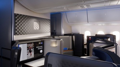 United unveils new Dreamliner aircraft interior with business class suites