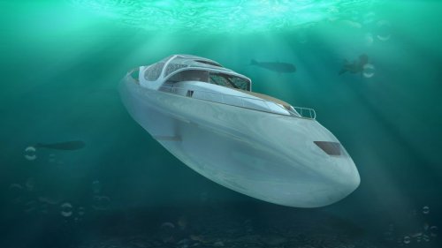 The luxury yacht that turns into a submarine