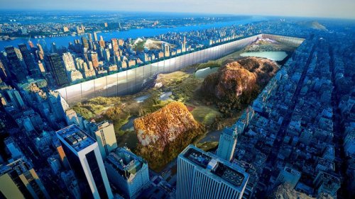 Rain makers and sunken Central Park, are these the skylines of the future?