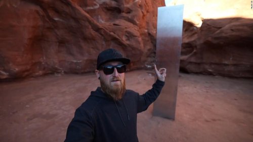 Some eager explorers have already hiked into the desert and found the Utah monolith. Spoiler alert: it's gone now