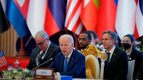 Biden arrives in Cambodia looking to counter China’s growing influence in Southeast Asia