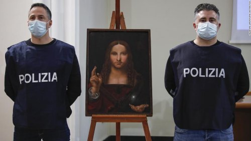Police recover 500-year-old stolen copy of Leonardo da Vinci's 'Salvator Mundi'
