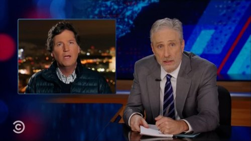 Jon Stewart takes aim at Tucker Carlson on ‘The Daily Show’
