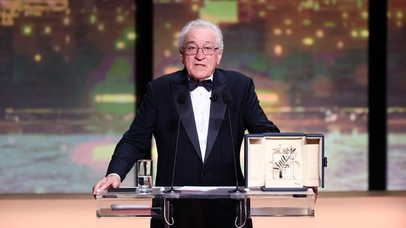 Robert De Niro hits out at Trump in Cannes speech