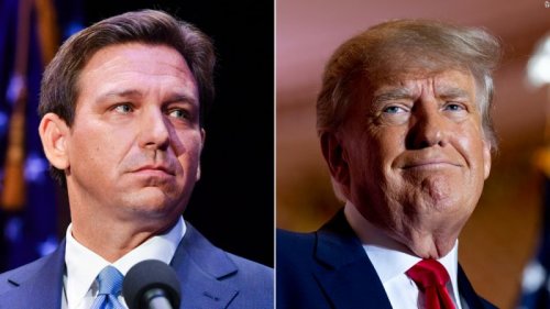 Opinion: DeSantis is backing down from a fight with Trump