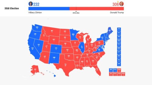 Watch these nine states in the US election