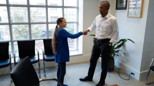 Obama meets with teen climate activist Greta Thunberg: ‘You and me, we’re a team’
