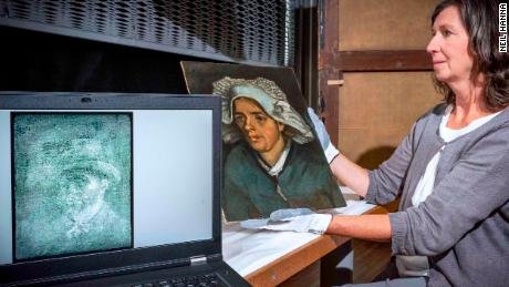 Hidden Van Gogh self-portrait found behind another painting