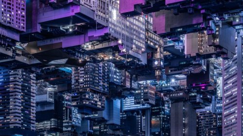 Tom Blachford's upside-down urban landscapes will make you look twice