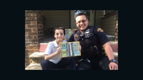 Officer replaces boy’s stolen cards with Pokemon haul