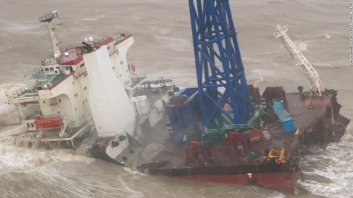 Hong Kong said 'miracle' needed to find more survivors from ship sunk in Typhoon Chaba. China just found one