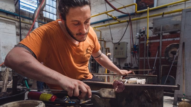 How this Boston physics student became one of Murano’s youngest master glassmakers