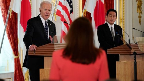 Biden's Taiwan comment hangs over summit with leaders of Japan, India and Australia on final day of Asia trip