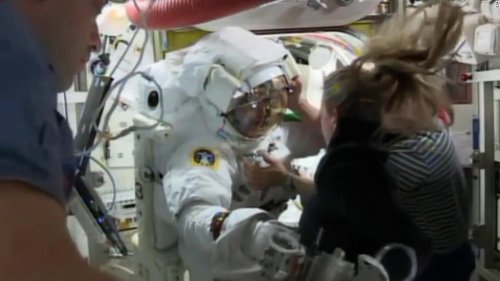 Spacewalk cut short by issue with Russian cosmonaut's spacesuit: 'Drop everything and start going back right away'