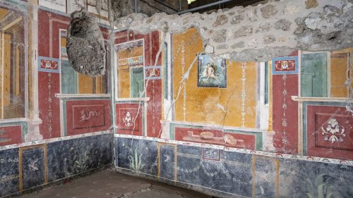 Ancient home shows evidence of how Pompeiians tried to shelter from the eruption of Mount Vesuvius