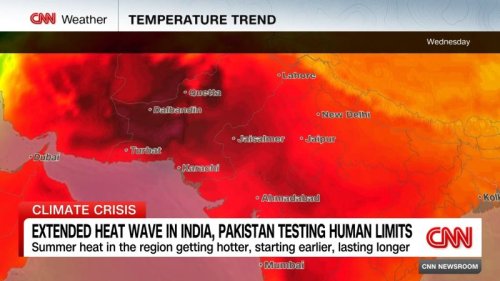 Extended heat wave in India and Pakistan testing human limits