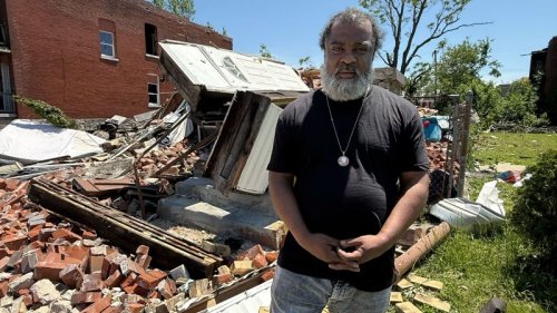A rare tornado ripped through St. Louis. Days later, a community picks up the pieces