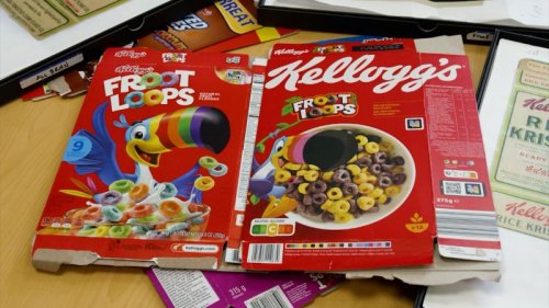 100 years of cereal boxes show food dyes’ connection to US breakfast