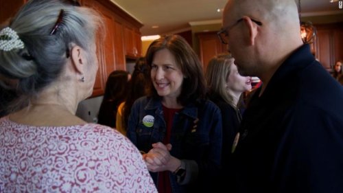 Republicans left behind in blue Democratic wave of new women candidates